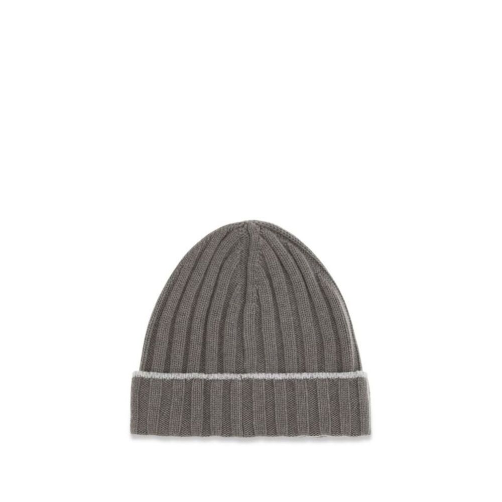 Brunello Cucinelli Bicolor Cashmere Men's Beanie